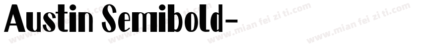 Austin Semibold字体转换
